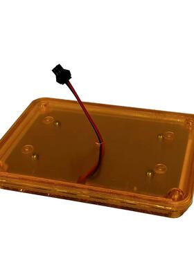 超高亮透LED太阳能镜爆闪灯路障蓝黄红频灯交通XOC闪施工信号灯