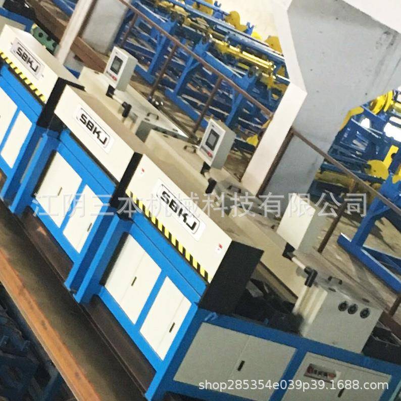 三本烟科头技纹螺旋风管VLU弯头成形机风管螺弯机筒弯头机