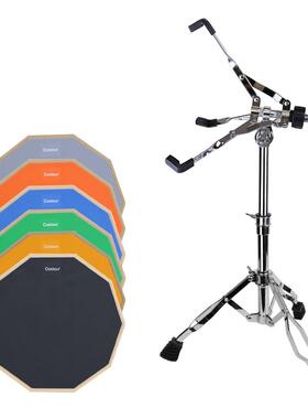 厂家2寸1鼓初套装哑鼓CT-801/C垫练习架子鼓配件鼓垫打击板哑儿童