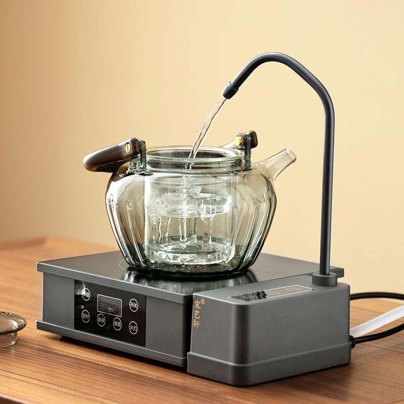 宋艺轩桌面抽水器自动上水器桶装纯净矿泉水茶道取水器电动吸水泵