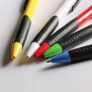 527D蓝色圆珠笔0.7mm按制笔按动原子笔 天丰B 顺滑好写 包邮 50支