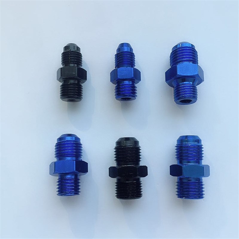 AN6 AN8 AN10内外丝变径转接头油冷堵头丝堵螺帽死堵M12*1.5