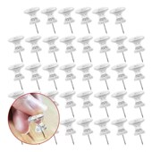 100枚 饰固定 盒创意透明工字钉大号图钉软木按钉圆球短钉照片墙装