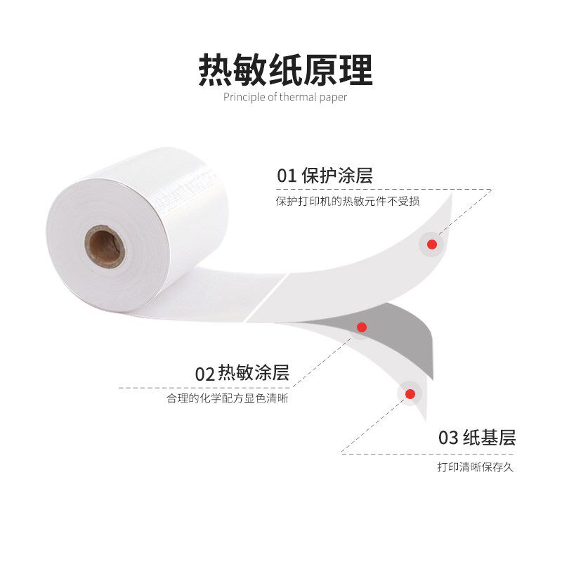 包邮收银纸80X80热敏纸80x50超市收款叫号机厨房点菜宝打印纸包邮
