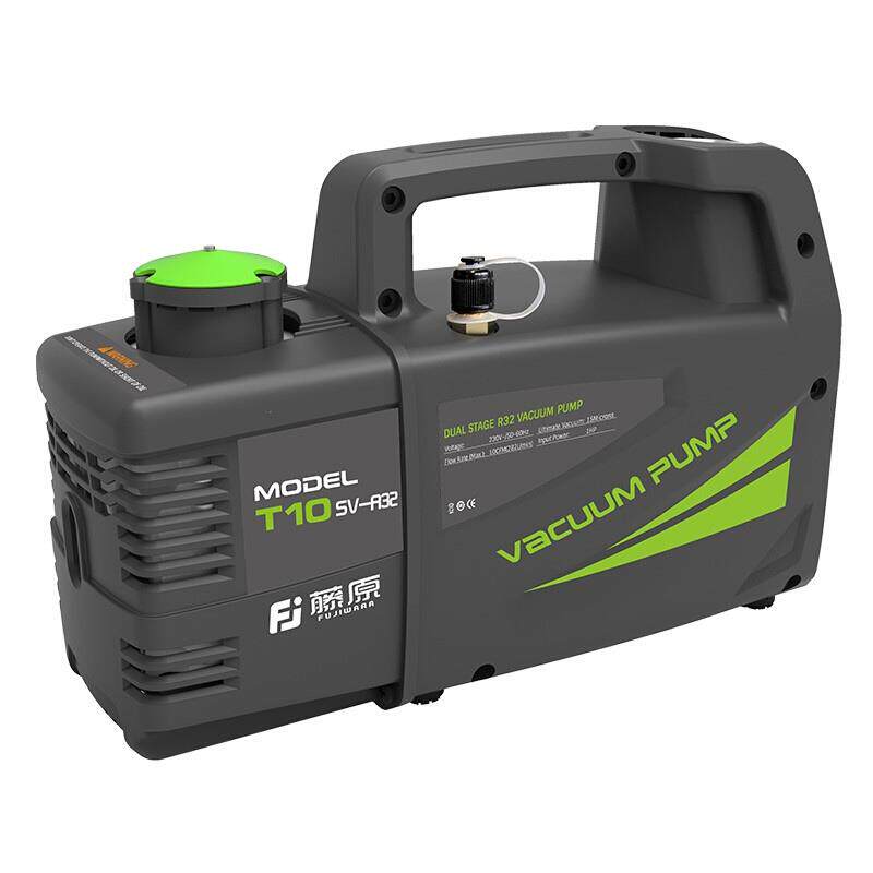 藤原双极旋片式真空泵无刷冷媒抽气泵汽车空调专用冰箱制冷维修