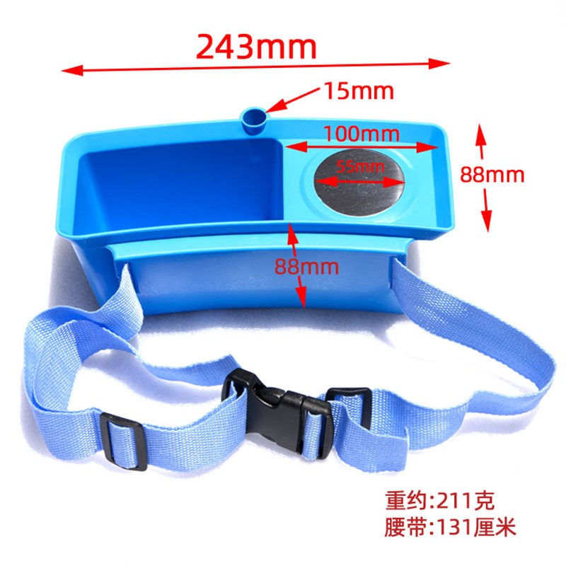 传统溪流走钓腰包饵料盒腰盒挂拉饵盘垂I钓多功能野钓路亚腰挂饵