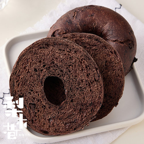 新品 梨木巷【黑魔法贝果面包】手作三明治欧包营养早餐代餐茶点