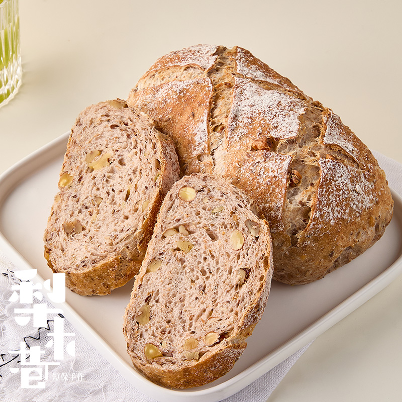 梨木巷【黑麦亚麻籽全麦粗粮坚果欧包】营养早餐代餐下午茶点心