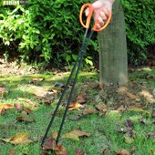 火钳夹加长垃圾夹拾物器捡垃圾钳子环卫家用扁头炭火烧烤碳夹夹子