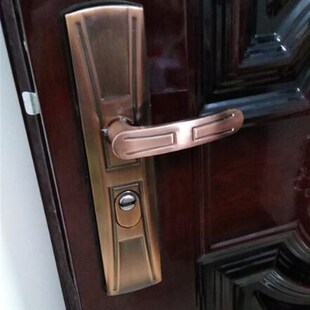 工程锁具防盗门锁大门锁双开门子母门锁对开门把手锁芯锁体通用型