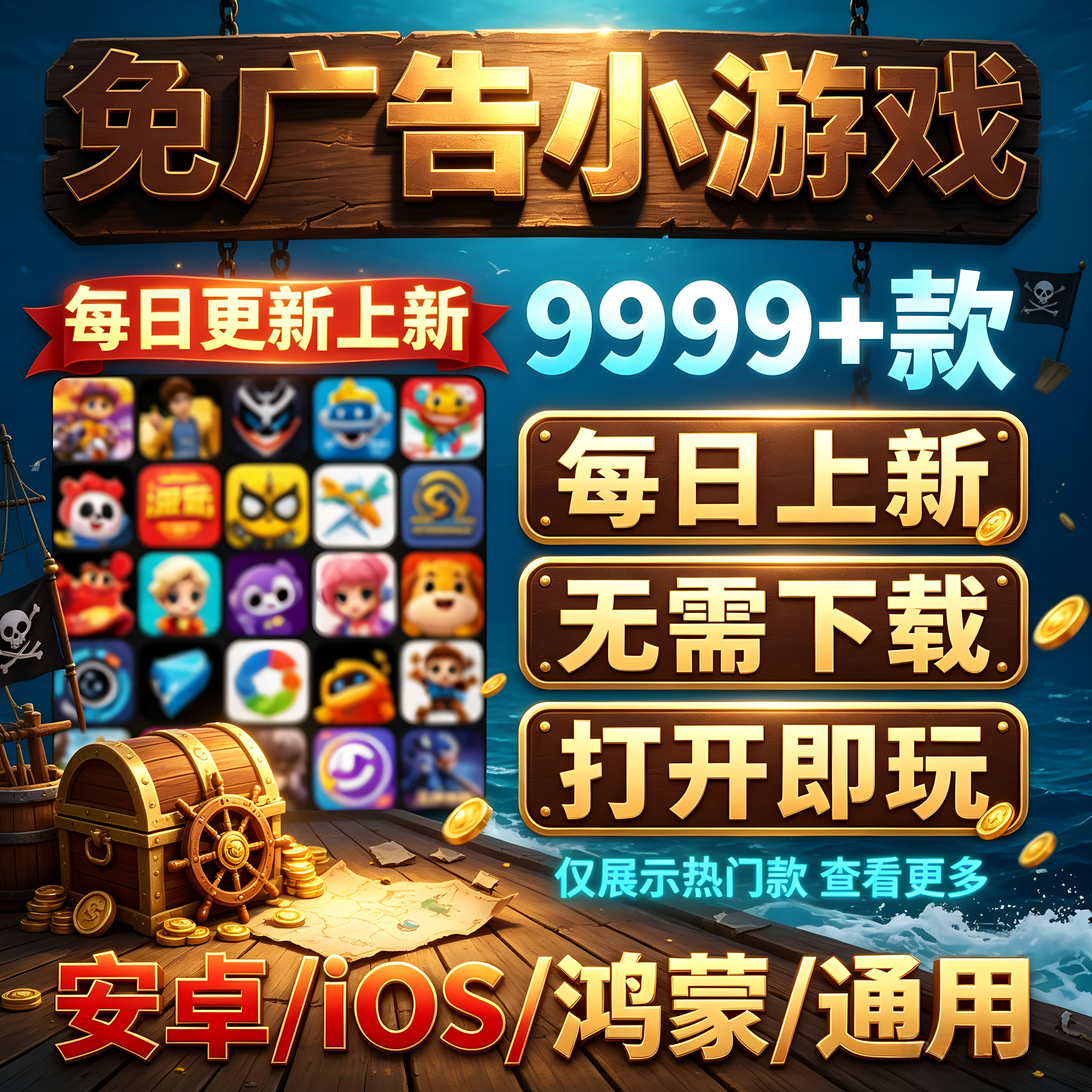 抖音小游戏免广告无广告内购合集支持安卓苹果鸿蒙热门单机游戏