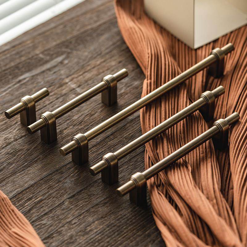 黄铜法式复古拉手古铜色衣柜门橱柜抽屉简约轻奢家具柜子纯铜把手,基础建材,小拉手,淘宝优惠券,粉丝福利购,淘宝优惠卷