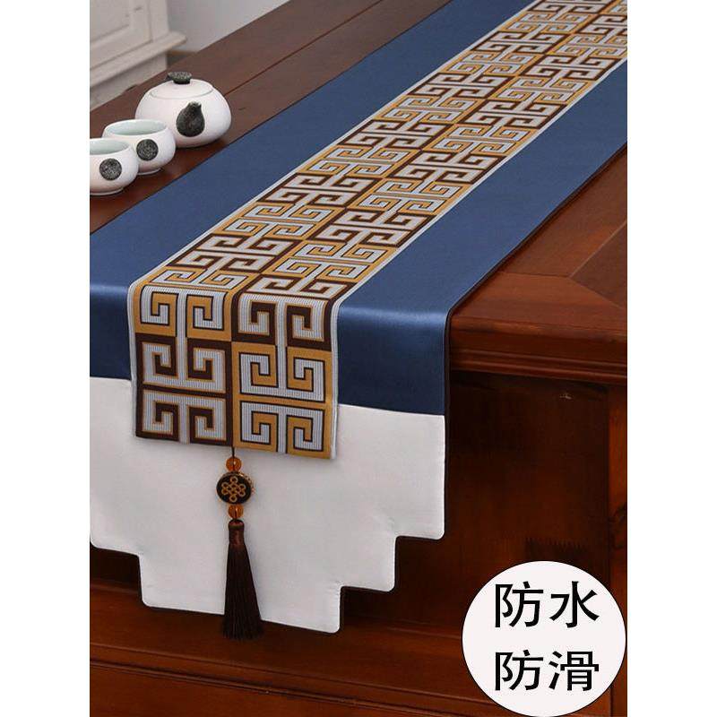 新中式桌旗禅意茶台茶桌专用布·茶席茶几垫餐桌玄关旗电视柜盖布,居家布艺,桌旗,淘宝优惠券,粉丝福利购,淘宝优惠卷