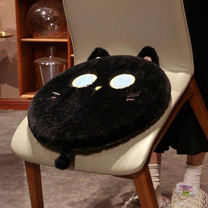 毛绒坐垫屁垫记忆棉办公室久坐椅子学生宿舍圆形加厚凳子冬季椅垫,居家布艺,椅垫,淘宝优惠券,粉丝福利购,淘宝优惠卷