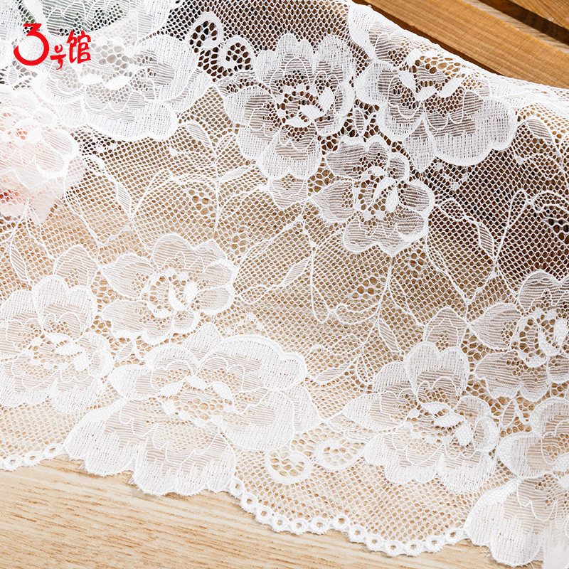蕾丝布料蕾丝边辅料黑白色弹力连衣裙装窗帘材料织带花边服装面料,居家布艺,海绵垫/布料/面料/手工diy,淘宝优惠券,粉丝福利购,淘宝优惠卷
