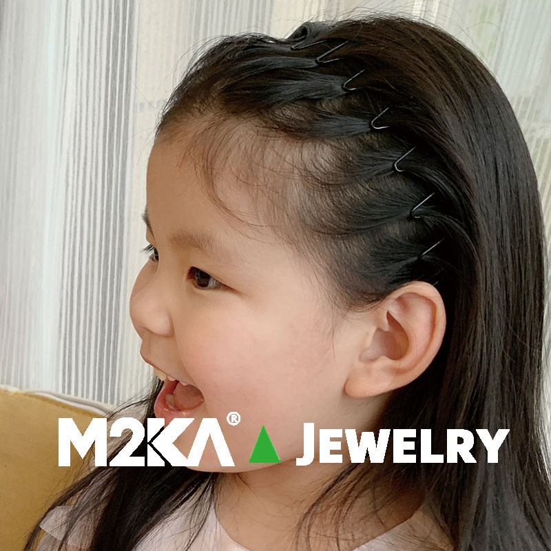 M2KA儿童发箍女童2024新款夏季防滑不勒头高级感发卡碎发神器头饰