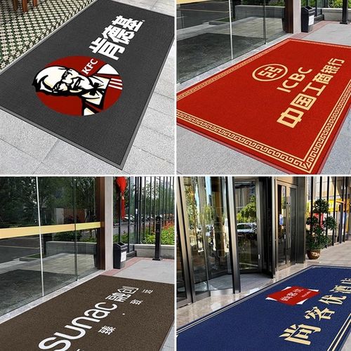 商用地垫地毯定制logo广告印字公司商场室外耐磨门厅迎宾垫定做
