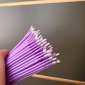 纳米化妆棉签细头小头改妆擦眼线美睫卸睫毛清洁棒纹绣专用棉棒