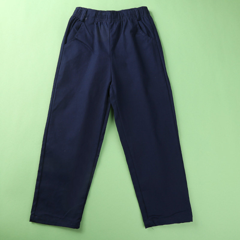 儿童长裤男童女童卡其色裤子小学生校服校裤春秋装休闲西裤夏薄款