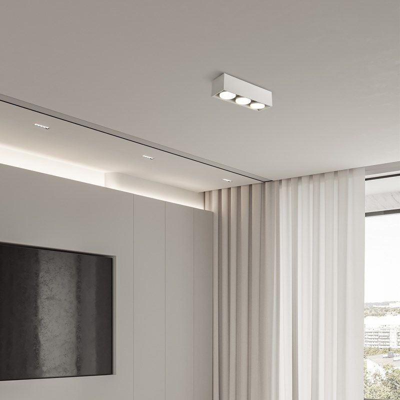 led明装筒灯长方形客厅无主灯照明卧室吸顶灯斗胆灯格栅灯盒子灯,家装灯饰光源,明装筒灯,淘宝优惠券,粉丝福利购,淘宝优惠卷