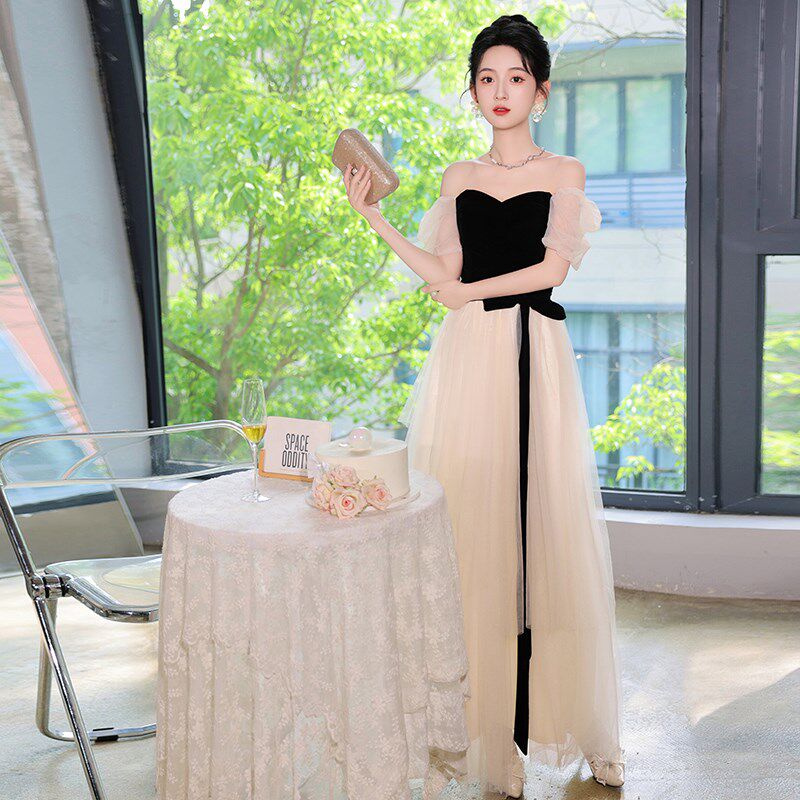 高级感学生艺考礼服裙十八岁成人礼生日宴会裙子平时可穿连衣裙