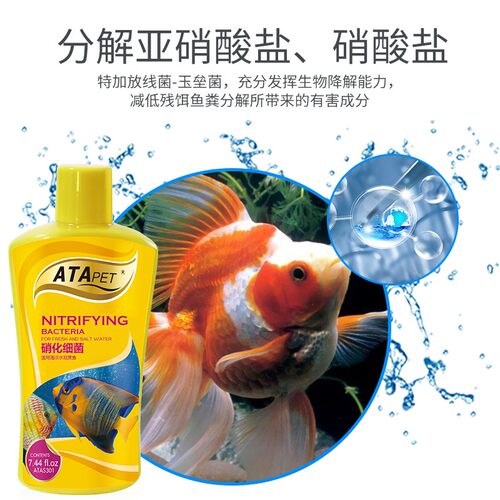 ATA硝化细菌鱼缸用消化菌活菌净水剂水族养鱼用品净化水质稳定剂