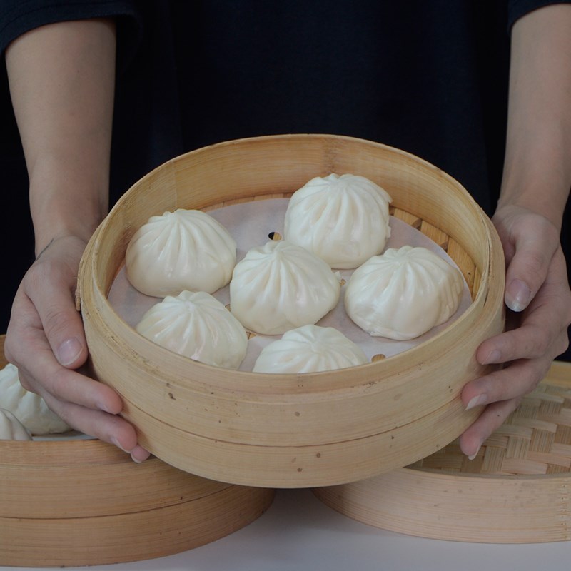 不粘蒸笼纸一次性小笼包油纸圆形蒸馒头包子纸家用包底纸笼屉垫纸