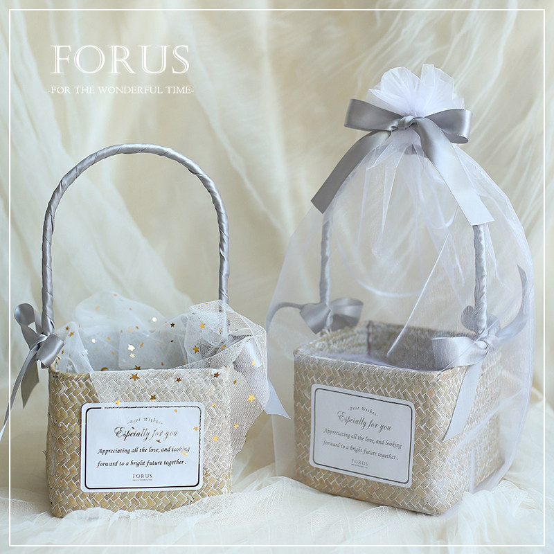 伴手礼女伴娘结婚实用婚礼伴手礼篮子伴郎宾客回礼礼盒手提篮子空,节庆用品/礼品,伴手礼,淘宝优惠券,粉丝福利购,淘宝优惠卷