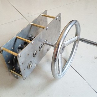 手轮转盘摇柄减速箱变速齿轮箱省力发电机变速箱可以定做齿轮箱