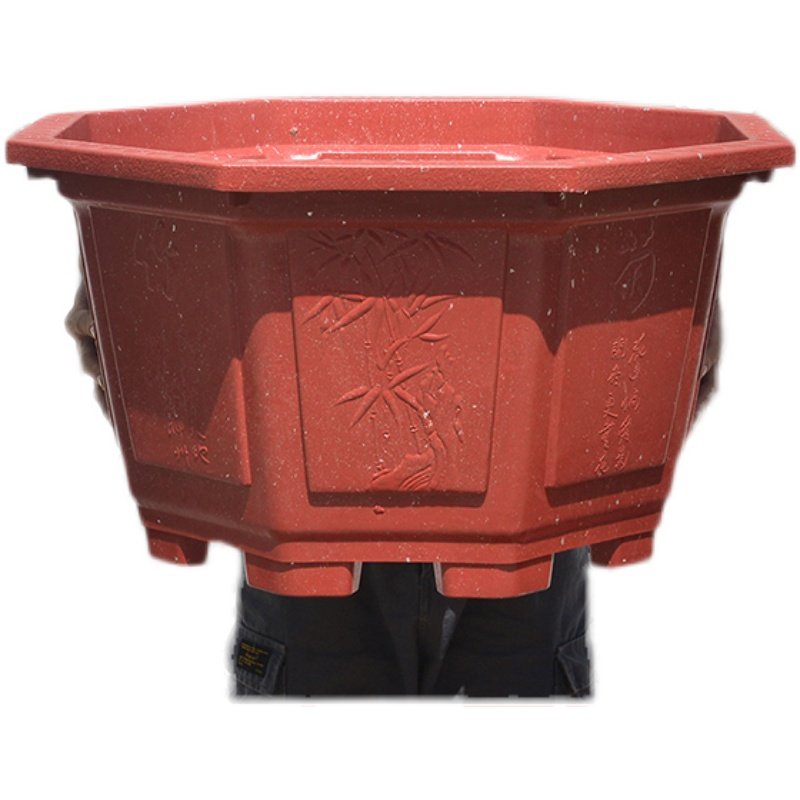 特大号加厚八角塑料花盆红色种树盆景三角梅果树盆庭院落地包邮,鲜花速递/花卉仿真/绿植园艺,花盆,淘宝优惠券,粉丝福利购,淘宝优惠卷