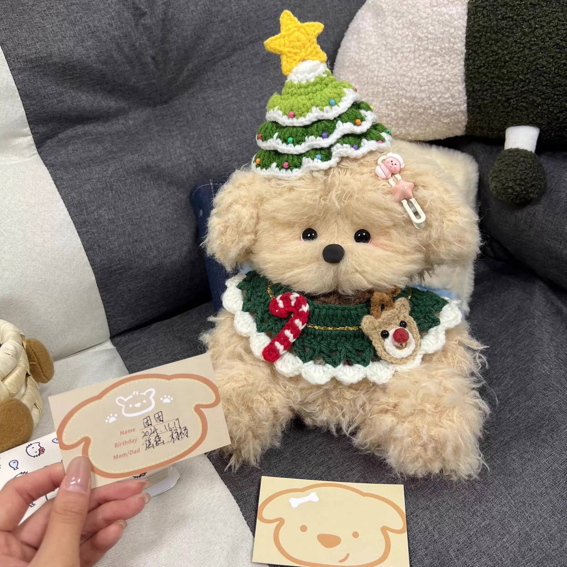 diy玩偶小熊可录音手工材料包毛绒公仔泰迪情人节生日送女友礼物