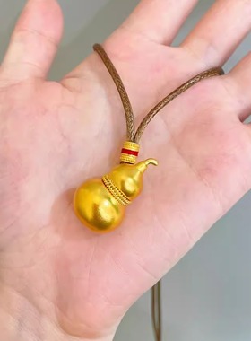 金包银王嘉尔邓为同款古法传承葫芦吊坠福禄项链男女挂坠节日礼物