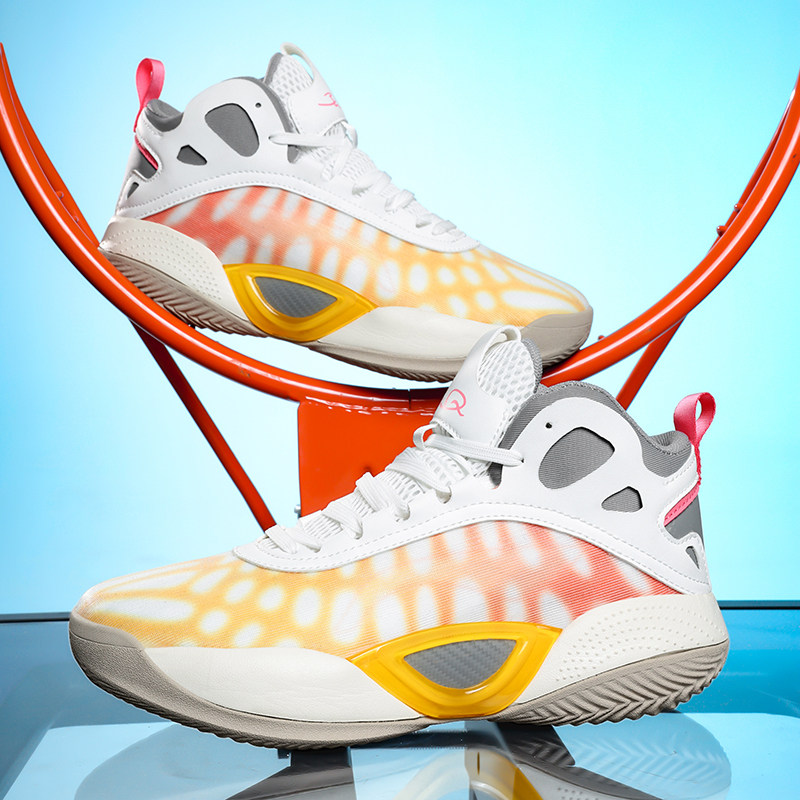 青少年篮球鞋男女同款帅19实战高品质摩擦有声体育生防滑运动球鞋