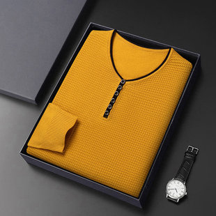 上市优质精品男装 毛衣2024年春季 套头新款 针织衫 都市 长袖 圆领时尚