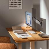 松能壁挂电脑显示器支架机械臂悬浮升降旋转伸缩墙壁支撑挂架T15