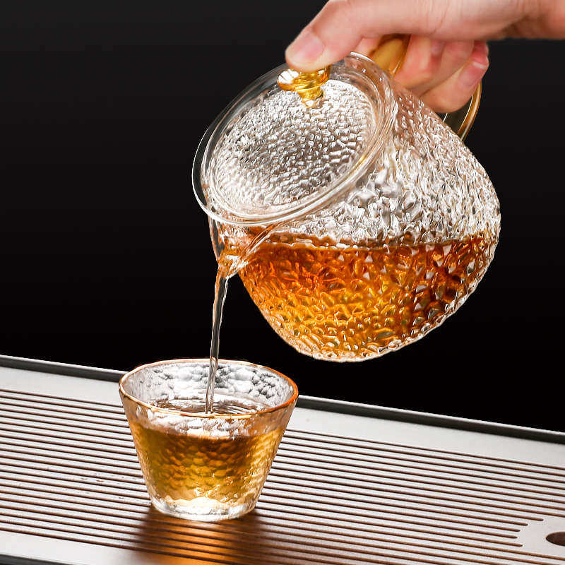 玻璃煮茶壶耐高温锤纹茶具家用冲茶沏茶单壶花茶过滤套装小泡茶壶,餐饮具,茶壶,淘宝优惠券,粉丝福利购,淘宝优惠卷