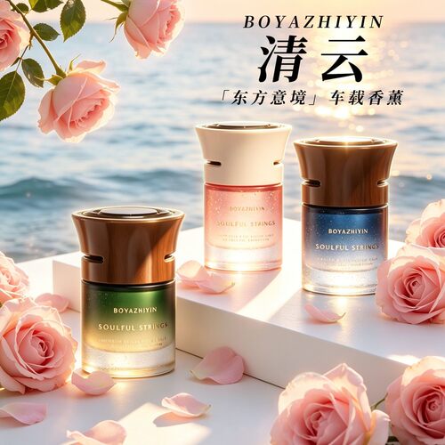 轻奢车载固体香薰除味留香