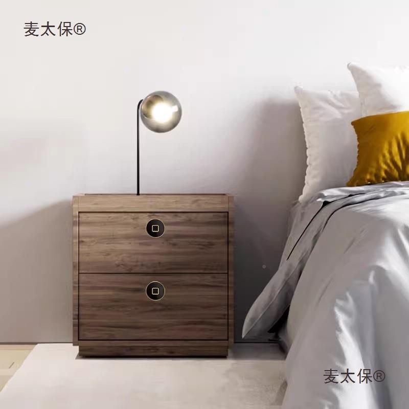 抽屉锁指纹锁2把装衣柜码挂锁柜麦太保子用智能锁家电子微型密锁