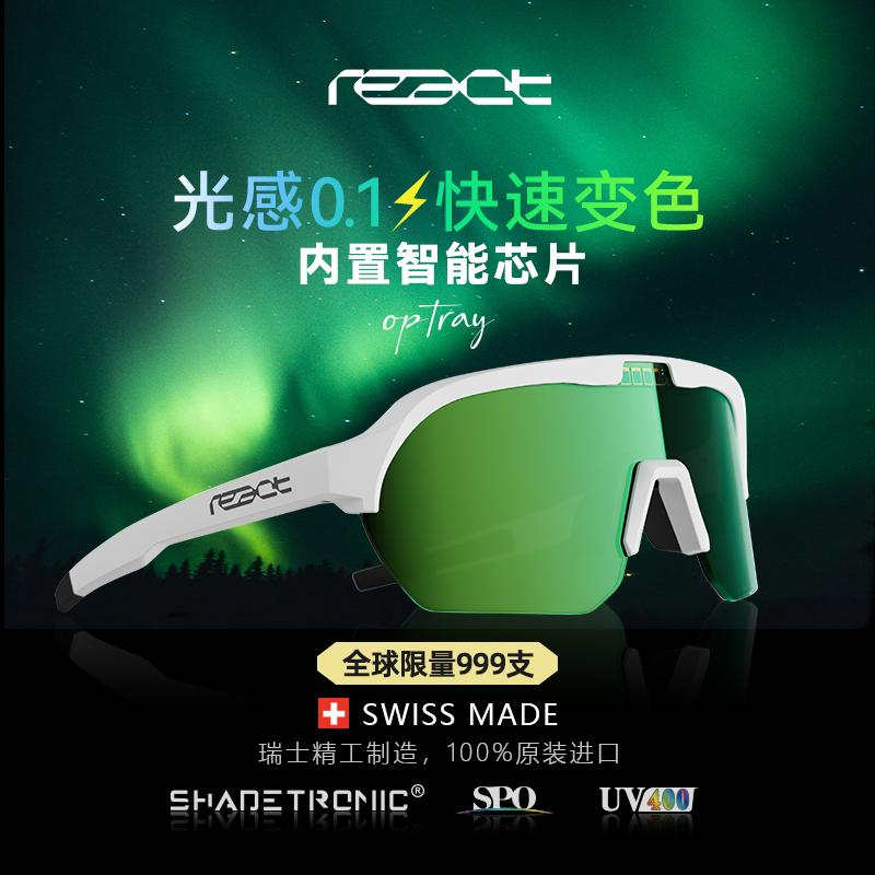 陳震同款瑞士REACT0.1s變色眼鏡