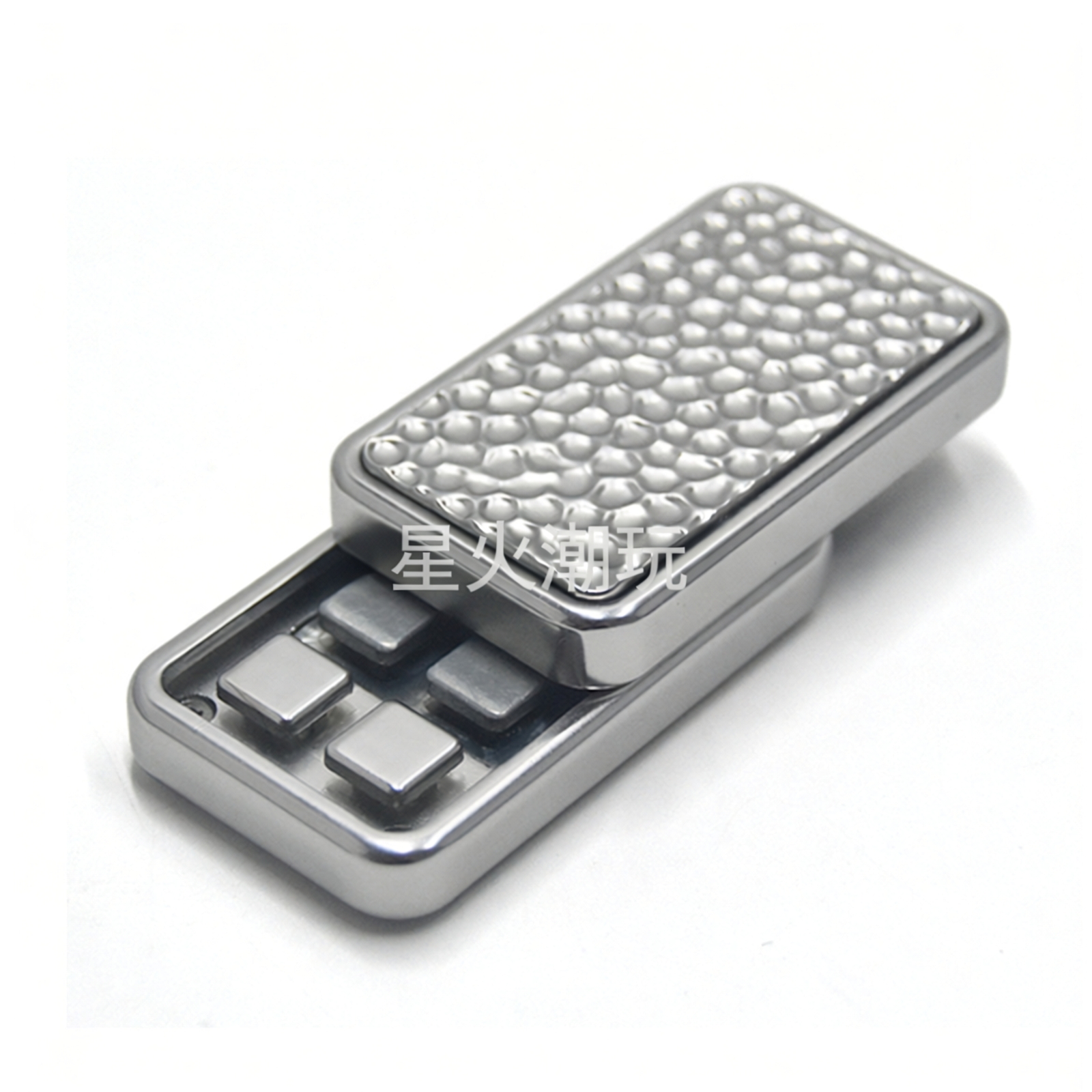 金属机械解压指尖陀螺啪啪币