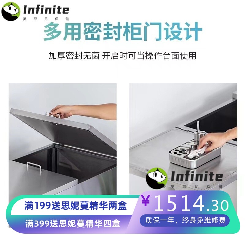 医用不锈钢推车无菌下送污物回收车密封运输车消毒物品推车友安泰