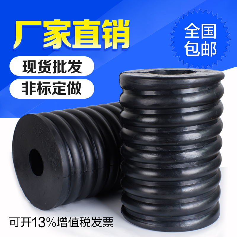 矿筛减震弹簧大型机械用橡胶复合弹簧  振动筛减震螺纹弹簧破碎机