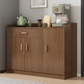 茶水柜餐柜柜子收纳柜置物柜家用厨房备餐柜客厅靠墙一体收纳柜