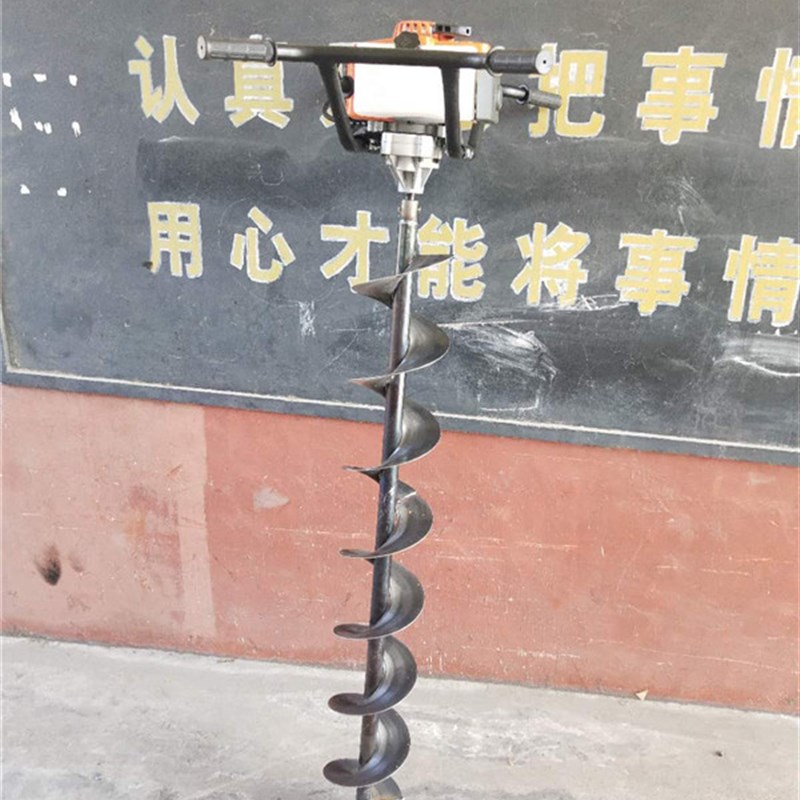 清桩芯掏土机带支架管桩掏泥手动螺旋钻挖孔桩工具