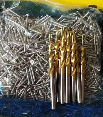 迷你字螺丝薄头阶梯钻头 发光字底板固定螺丝钉 迷你字专用钻头