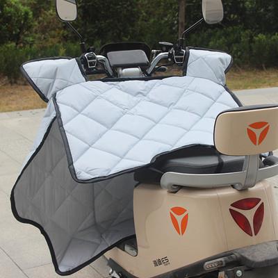 电动车挡风被四季双面防水小型摩托车电瓶车挡风罩四季通用中厚款