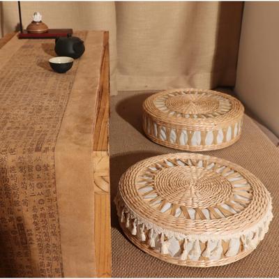 手工草编蒲团坐垫北欧风榻榻米垫子飘窗垫日式打坐垫禅修垫拜佛垫