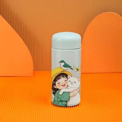 便携口袋超轻迷你保温杯150ml女可爱小巧随身高颜值水杯简约杯子