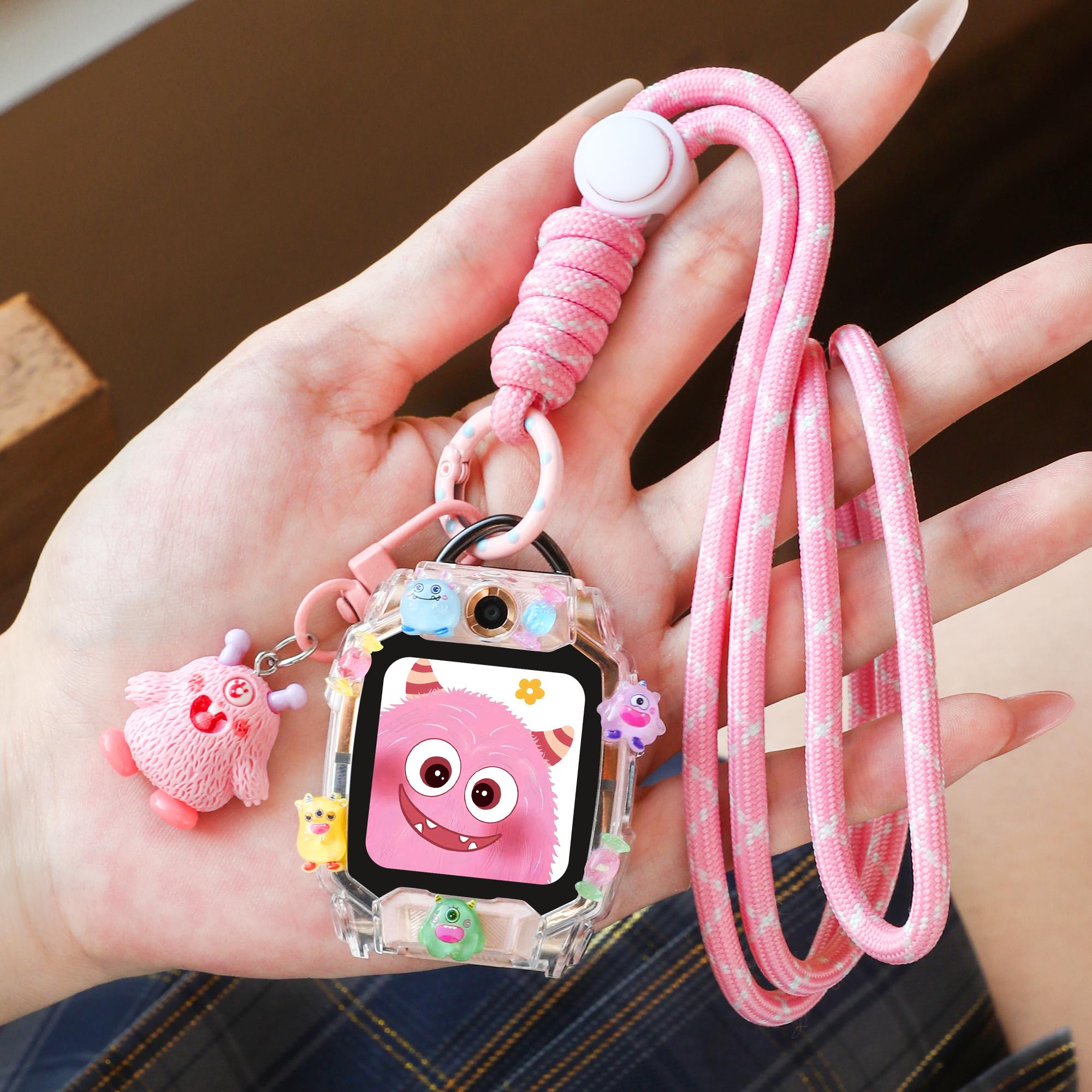 适用小天才W2223BC儿童手表Z11挂脖套D5表带U5保护壳Q3吊绳N5链N3