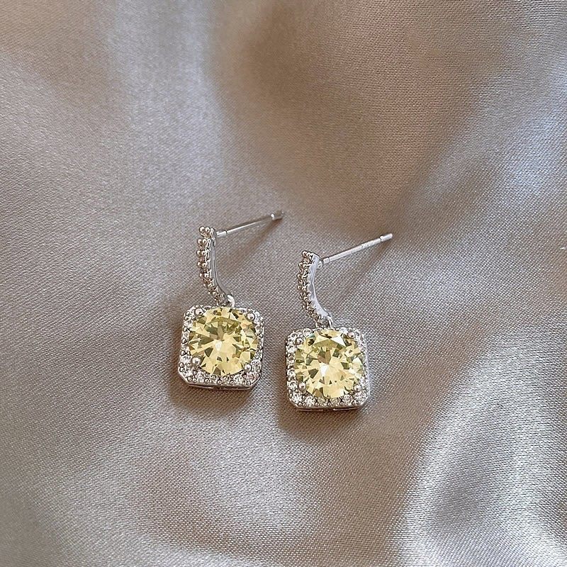 许我耀眼赵露思同款小众独特方糖锆石耳环女高感耳钉轻奢气质耳饰,饰品/流行首饰/时尚饰品新,摆件,淘宝优惠券,粉丝福利购,淘宝优惠卷